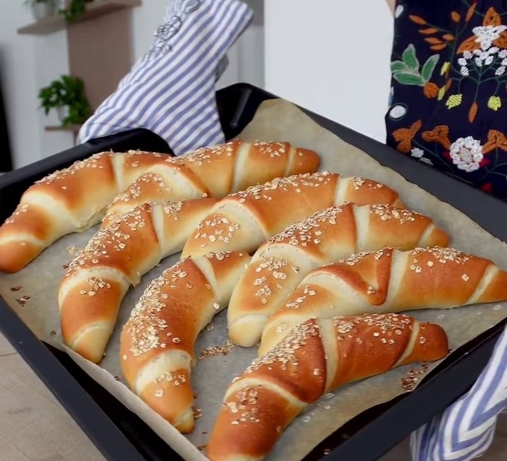 Špaldové proteinové rohlíky na plechu